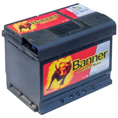 Banner Power Bull P6219 013562190101 akkumultor, 12V 62Ah 550A J+ EU, magas Aut akkumultor, 12V alkatrsz vsrls, rak